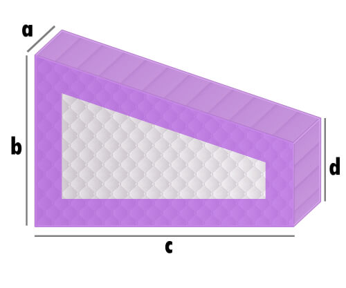 Spannbettlaken Rechteck mit Anschnitt nach Maß