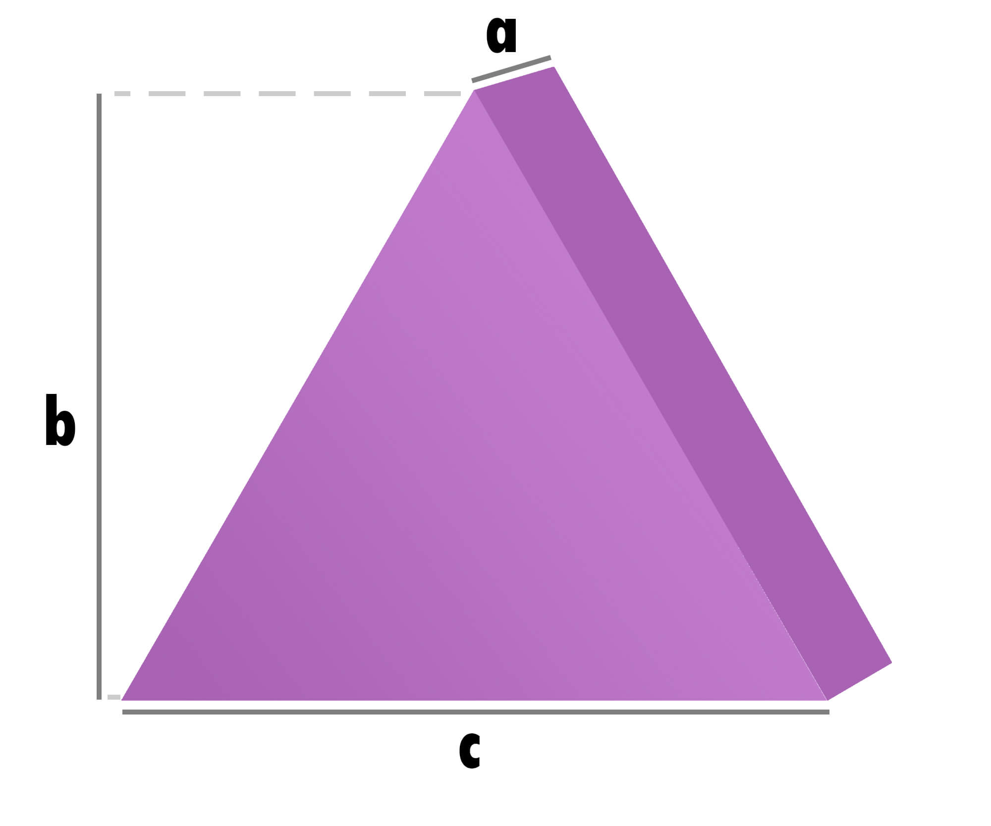 Vanpolster Gleichseitiges Dreieck nach Maß