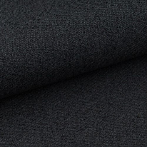 Laufmeterstoff - Hanna Filzstoff 19 Schwarz
