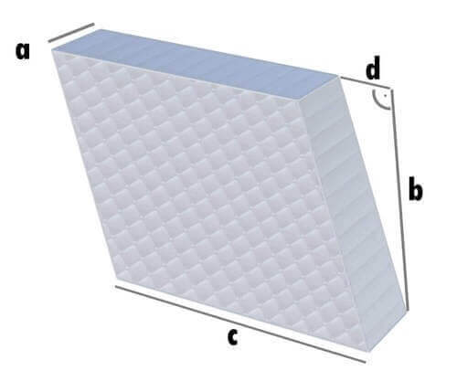 Wohnmobil Matratze Parallelogramm nach Maß