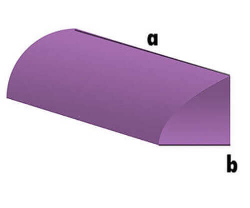Bezug nach Maß viertel Rolle