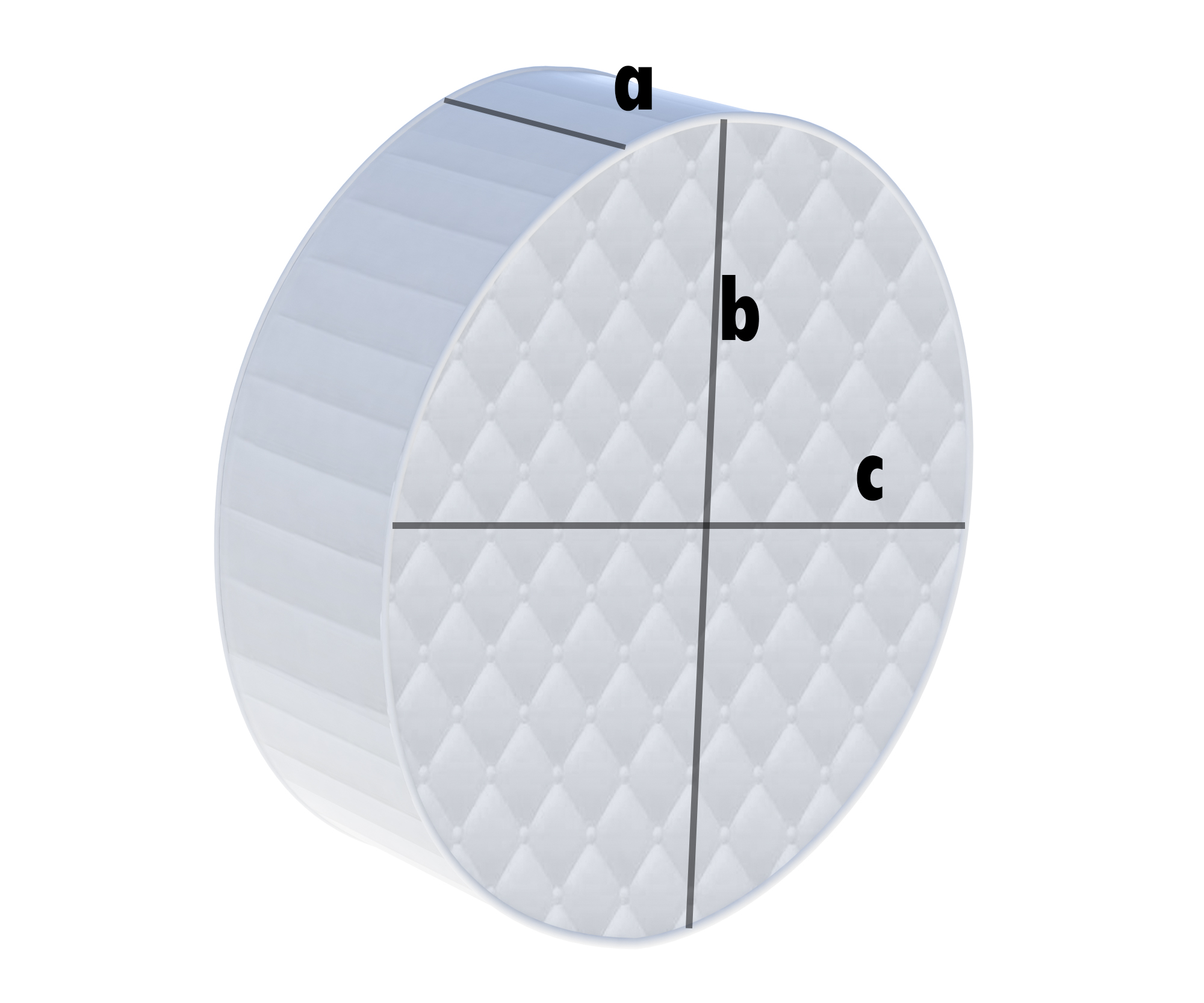 Topper nach Maß - Kreis-Scheibe