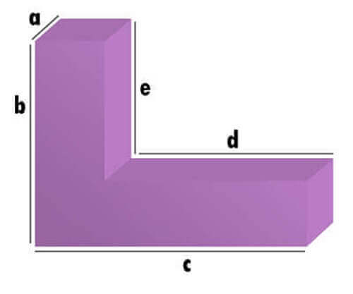 Schaumstoff-Zuschnitt - L-Form Zuschnitt