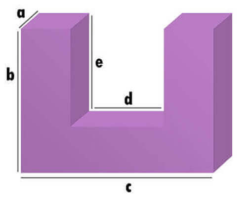 Schaumstoff-Zuschnitt - U-Form Zuschnitt